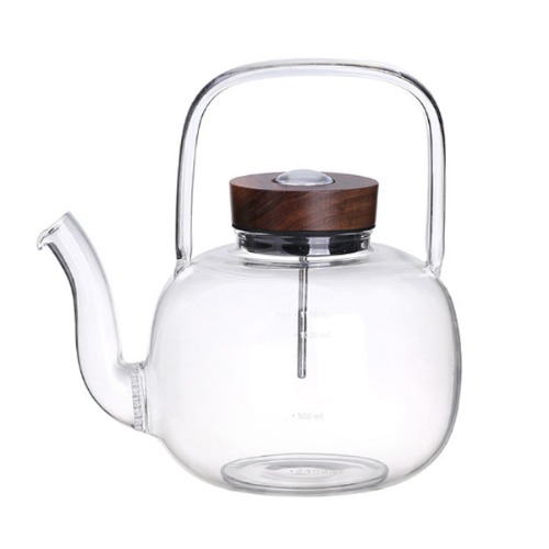 Elong Thermometer Glass Kettle 1,100 ml