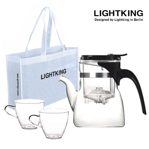 Lightking G-02 Heat Resistant Glass Teapot Teapot Set