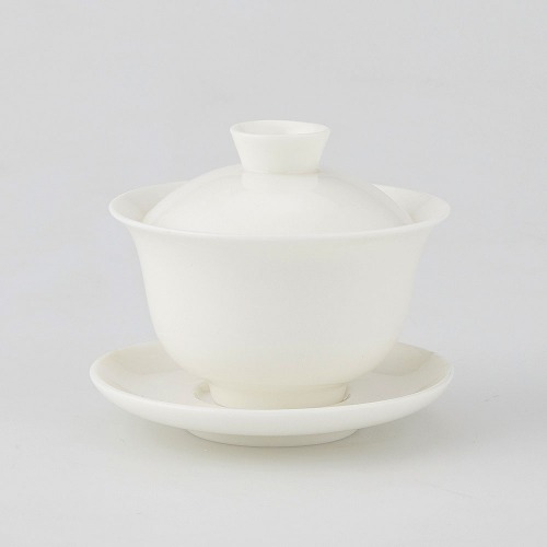 Pure White Porcelain Gaewan Soybean