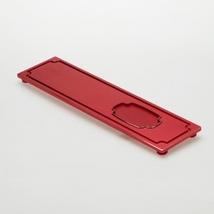 One-bo car plate-red