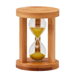 Wooden Sandglass 3 Minutes-Yellow