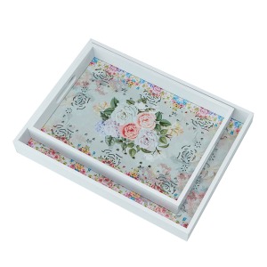 ★EVENT★ Five-color rose tray set (small, large)