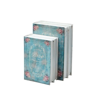 ★EVENT★ Rose Vintage Book Case Storage Box 2p Set