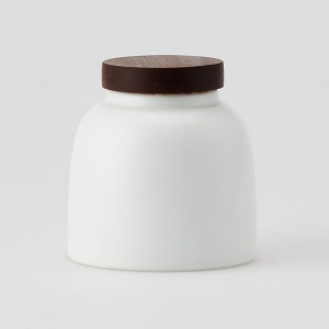 Pure ceramic tea container 2-white