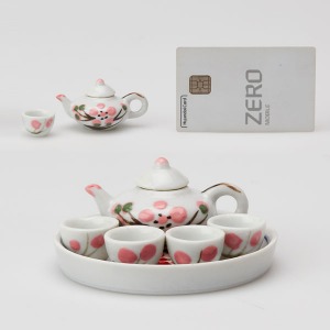 Miniature Tea Ceremony Set 2 - Red