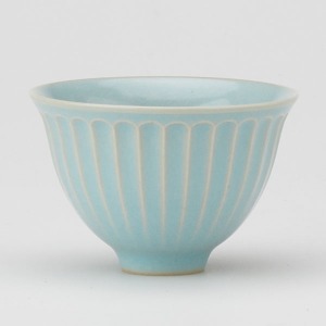 Flow Ceramic Tea Cup-Sky Blue