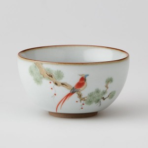 Yeoyo Moonbaek Rich Tea Cup - Flower Bird