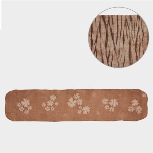 Leopard Double-Sided Persimmon Petal-Patterned Runner (domestic-made)