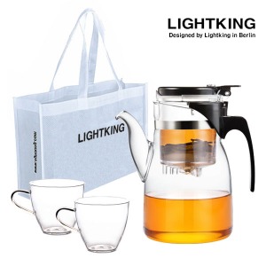 Lightking G-05 Heat Resistant Glass Teapot Teapot Set