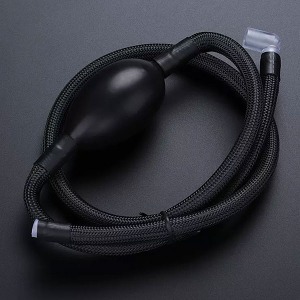 Rope-type car plate rubber hose black 90 cm (pre-order, delivery will be shipped at the end of April)