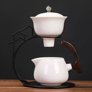 White porcelain Pungum porcelain tea maker 3p (pre-order, courier scheduled to be released at the end of April)