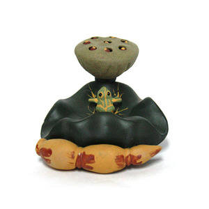 Lotus Frog Charm Decorative Doll