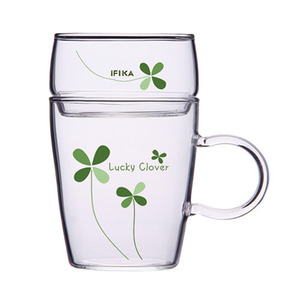 Clover Glass Cup Set 175 ml