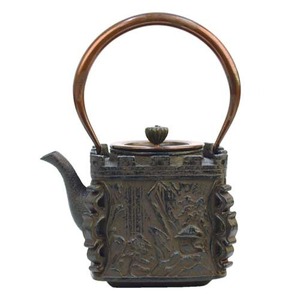 an iron kettle made with dried radish