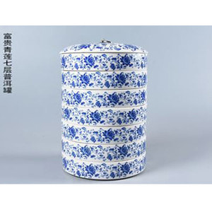 Porcelain lacquerware bottle storage container 1