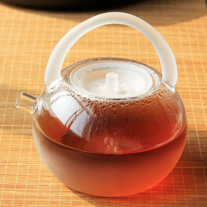 ZH001 Glass Teapot 780 ml (White Handle)
