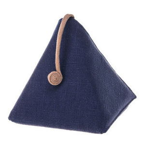 Pyramid-shaped teacup bag-Navy